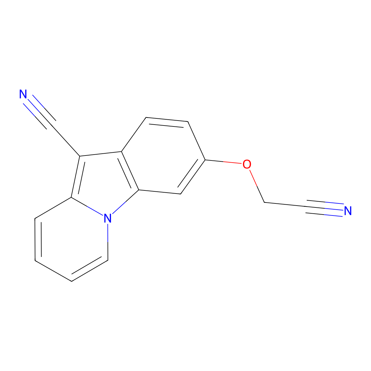 3-(Cyanomethoxy)pyrido[1,2-a]indole-10-carbonitrile molecular structure, CAS 339107-10-7