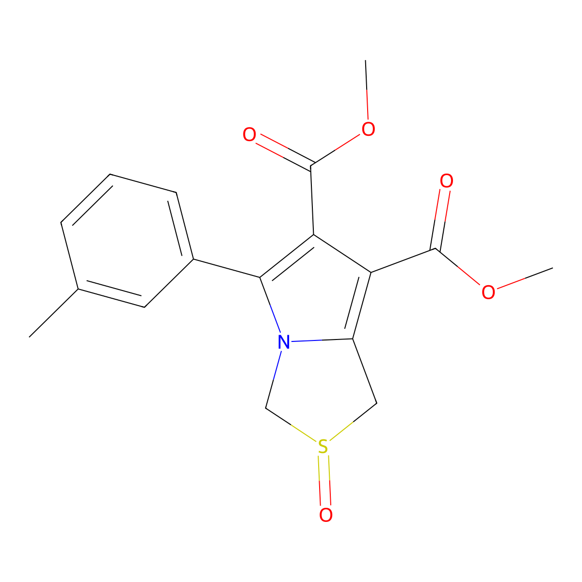 Dimethyl 5-(3-methylphenyl)-2-oxo-1,3-dihydropyrrolo[1,2-c][1,3]thiazole-6,7-dicarboxylate molecular structure, CAS 339113-52-9