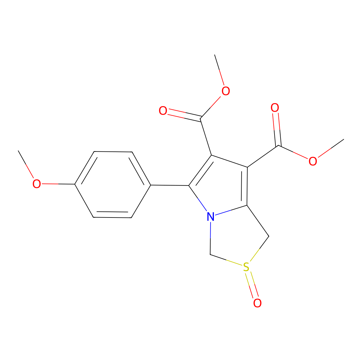 dimethyl 5-(4-methoxyphenyl)-2-oxo-2,3-dihydro-1H-2lambda~4~-pyrrolo[1,2-c][1,3]thiazole-6,7-dicarboxylate molecular structure, CAS 339113-70-1