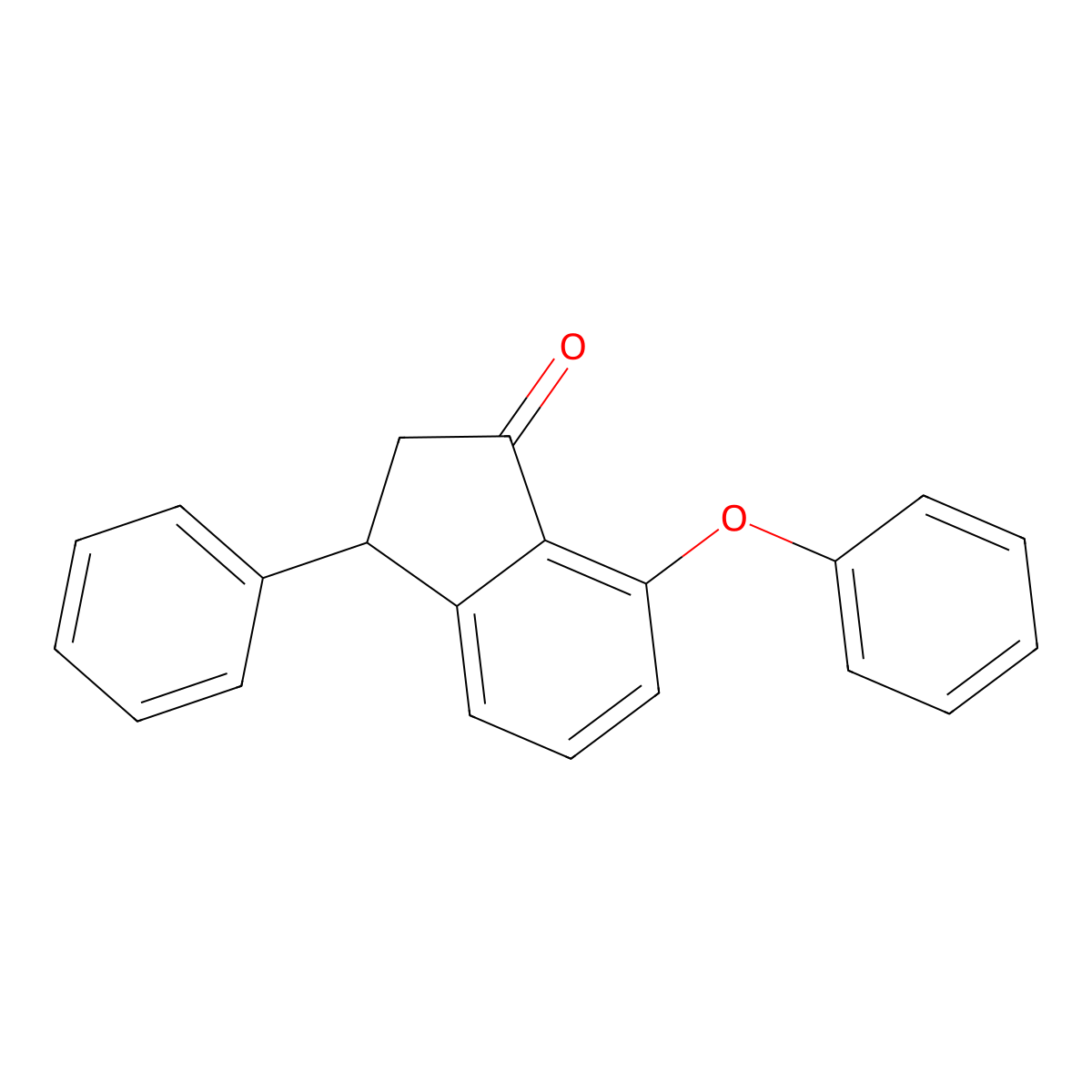 7-Phenoxy-3-phenyl-1-indanone molecular structure, CAS 339116-19-7