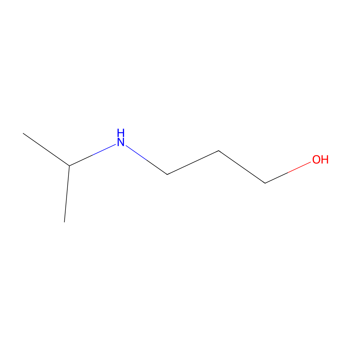 3-(Isopropylamino)propanol molecular structure, CAS 33918-15-9