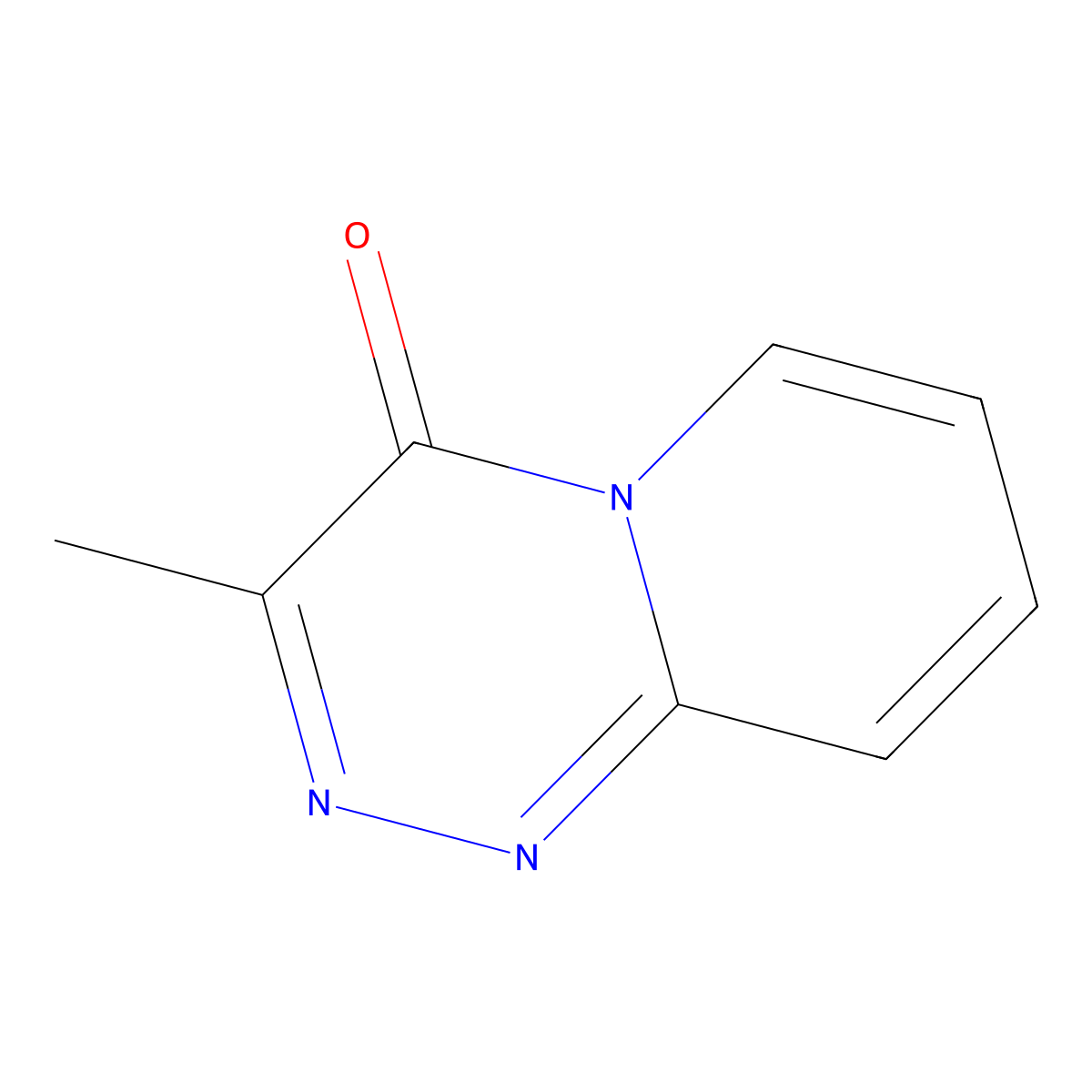 3-methyl-4H-pyrido(2,1-c)(1,2,4)triazin-4-one molecular structure, CAS 33919-37-8