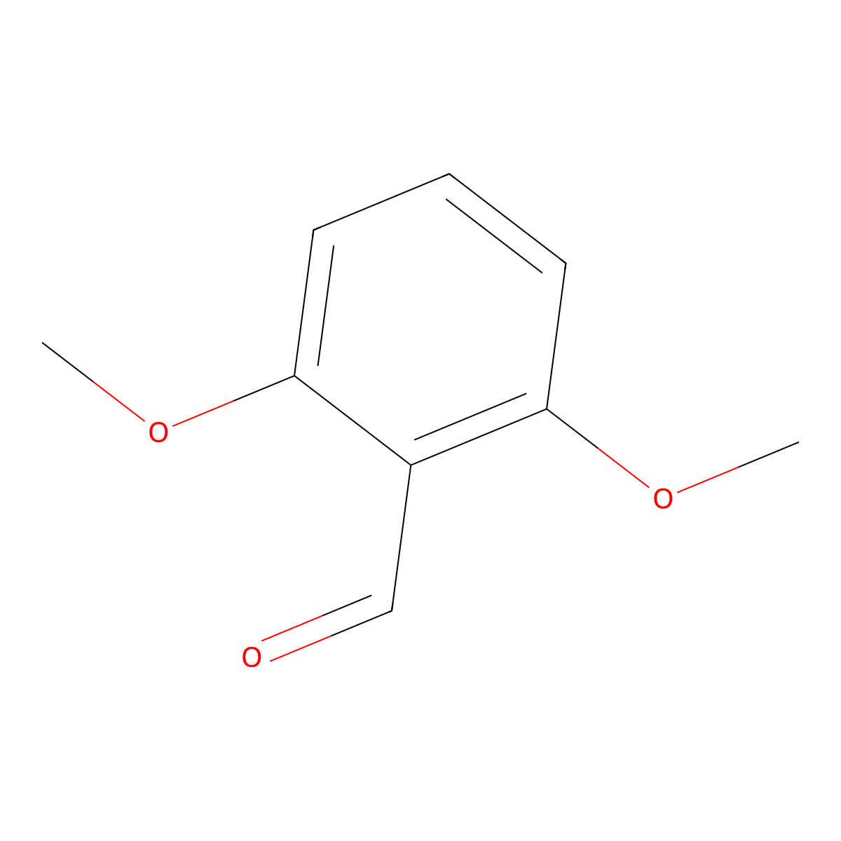 2,6-Dimethoxybenzaldehyde molecular structure, CAS 3392-97-0