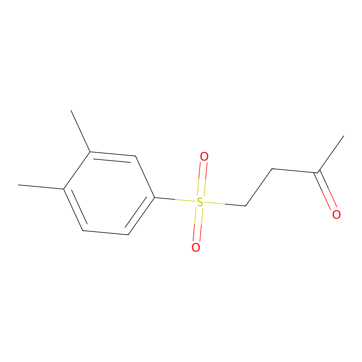 4-[(3,4-Dimethylphenyl)sulfonyl]-2-butanone molecular structure, CAS 339207-79-3