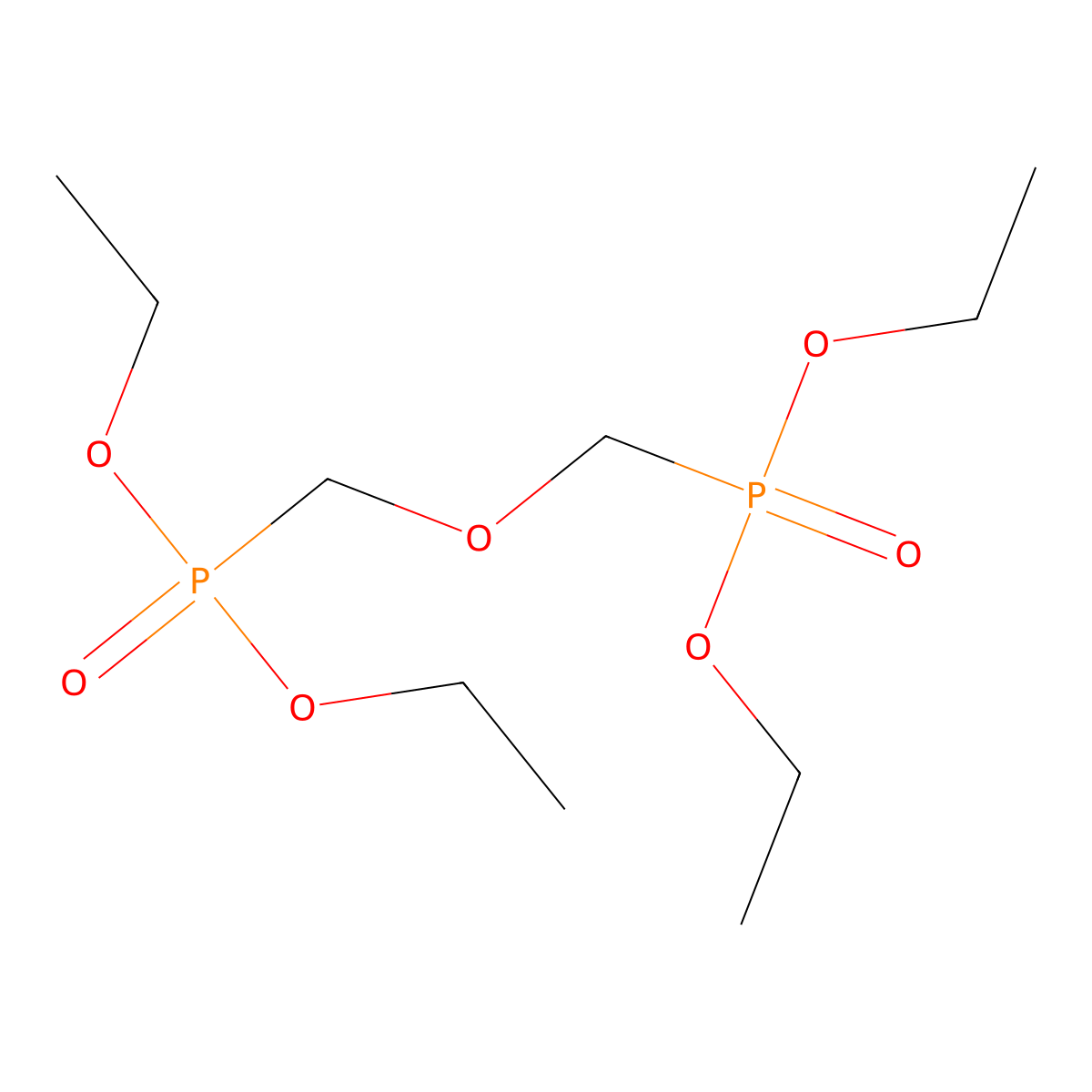 Tetraethyl (oxydimethanediyl)bis(phosphonate) molecular structure, CAS 33921-08-3