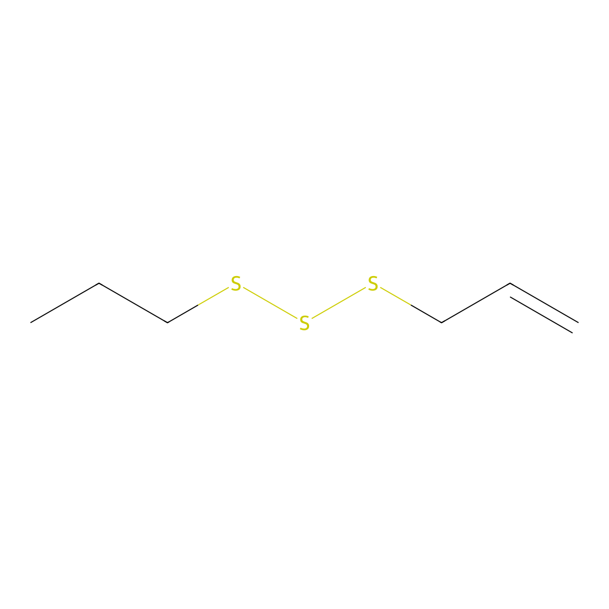 Allyl propyl trisulfide molecular structure, CAS 33922-73-5