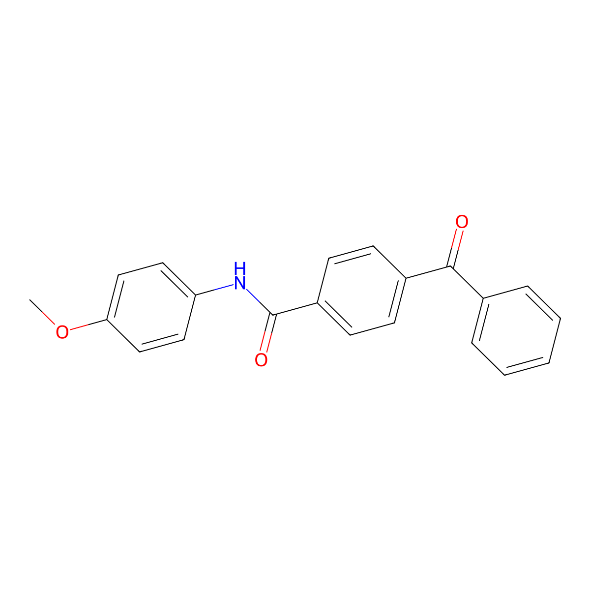 4-benzoyl-N-(4-methoxyphenyl)benzamide molecular structure, CAS 339229-39-9