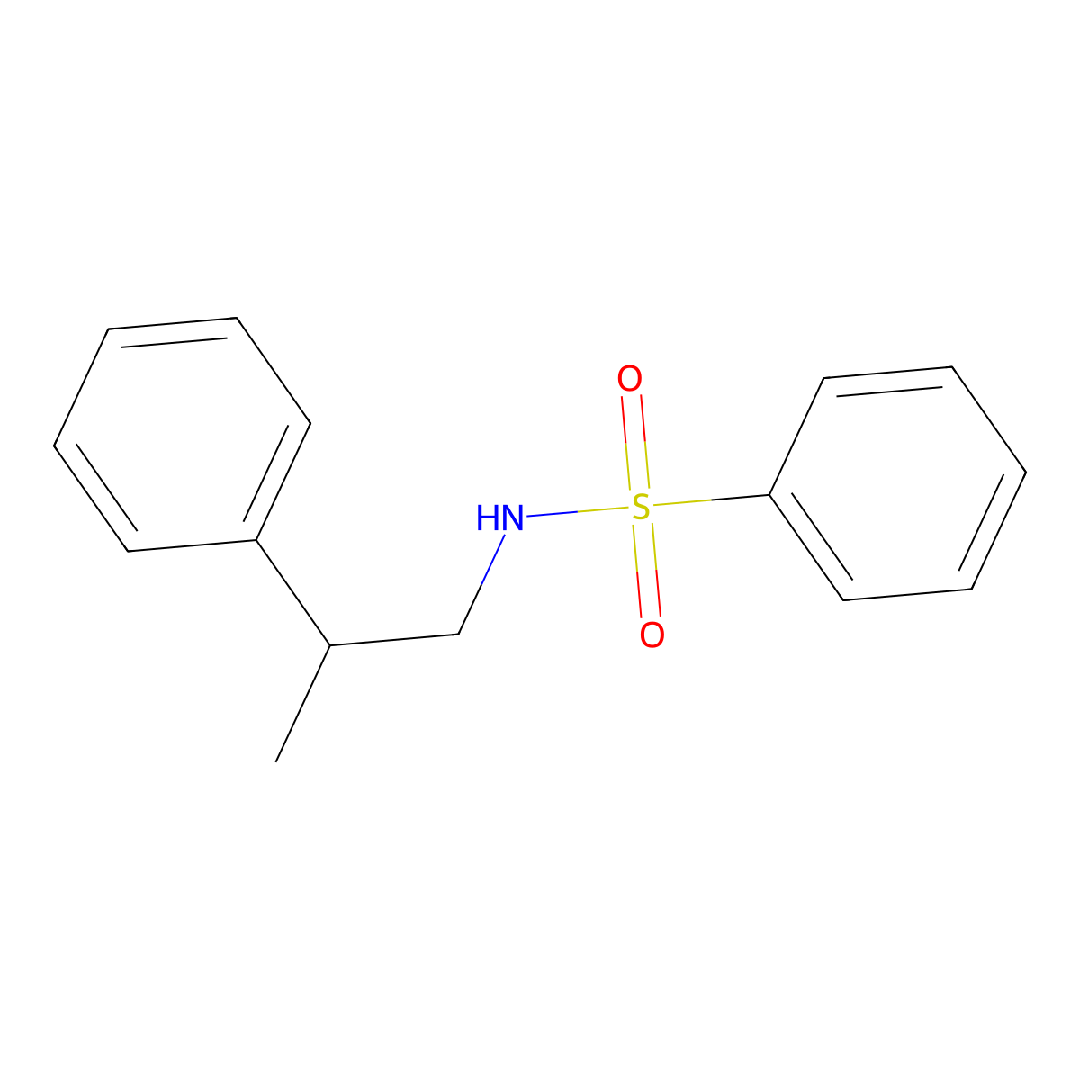 N-(2-phenylpropyl)benzenesulfonamide molecular structure, CAS 339230-62-5