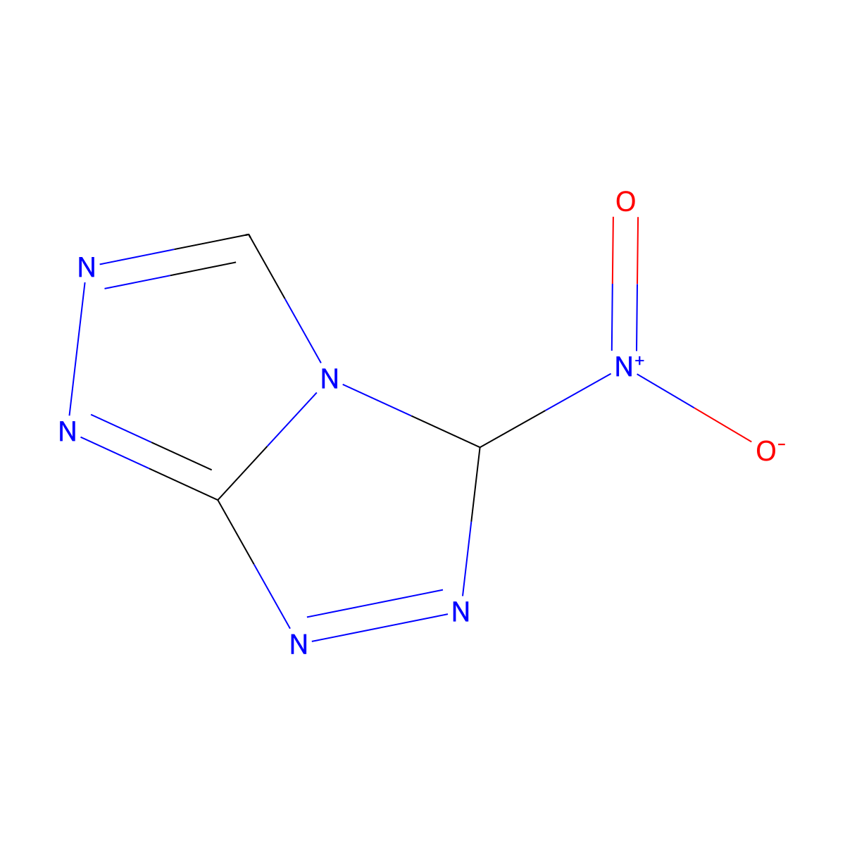 3-nitro-3H-[1,2,4]triazolo[3,4-c][1,2,4]triazole molecular structure, CAS 339255-72-0