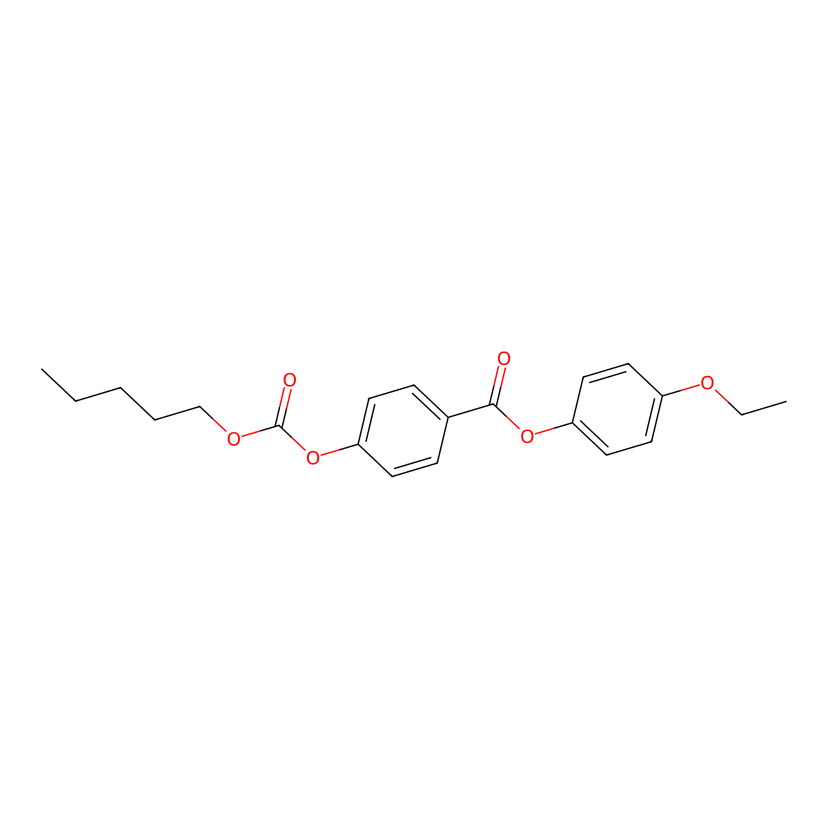 4-(4-Ethoxyphenoxycarbonyl)phenyl Pentyl Carbonate molecular structure, CAS 33926-46-4