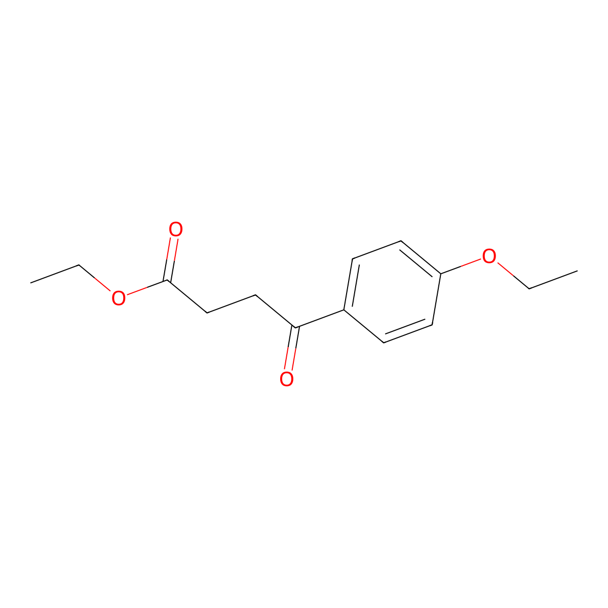 Ethyl 4-(4-ethoxyphenyl)-4-oxobutyrate molecular structure, CAS 339289-35-9