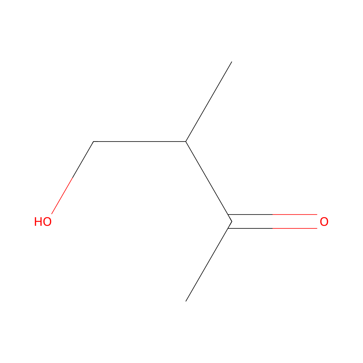 4-Hydroxy-3-methylbutan-2-one molecular structure, CAS 3393-64-4