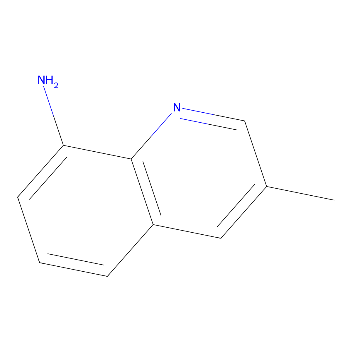 3-Methyl-8-quinolinamine molecular structure, CAS 3393-71-3
