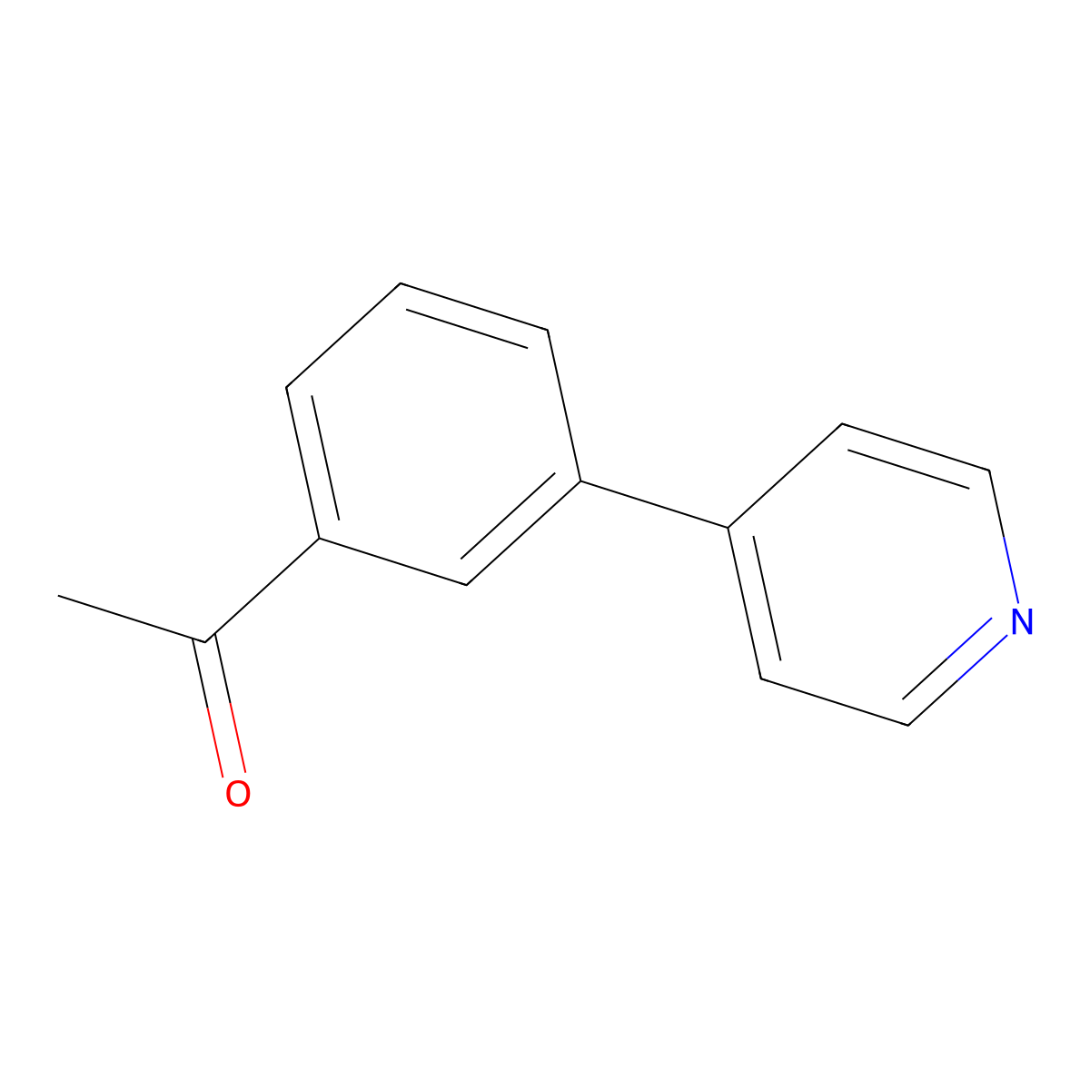 1-(3-(Pyridin-4-yl)phenyl)ethan-1-one molecular structure, CAS 339333-76-5