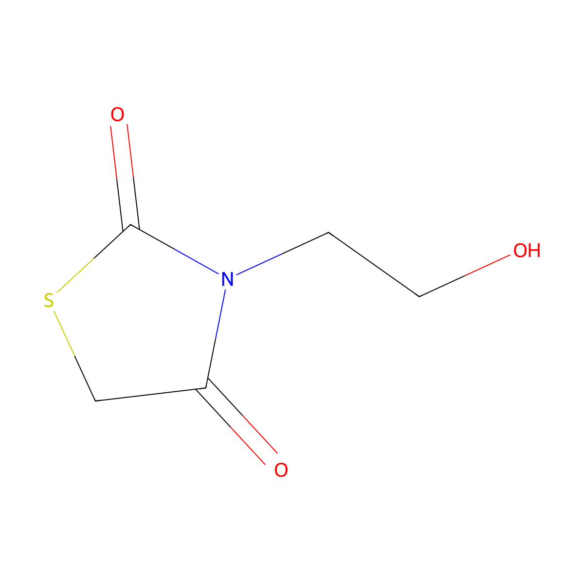 3-(2-Hydroxyethyl)thiazolidine-2,4-dione molecular structure, CAS 339363-22-3