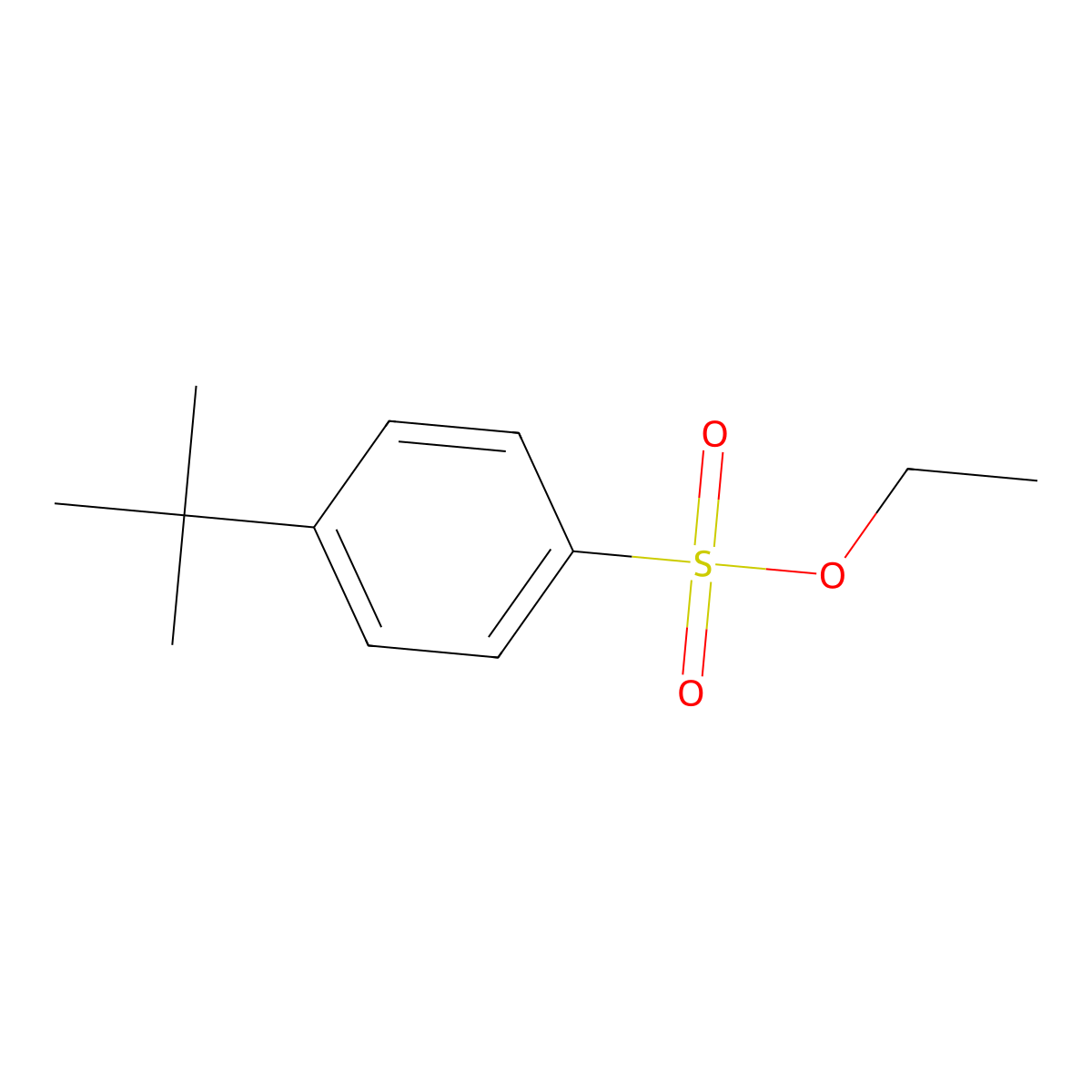 Ethyl 4-(tert-butyl)benzenesulfonate molecular structure, CAS 339370-19-3