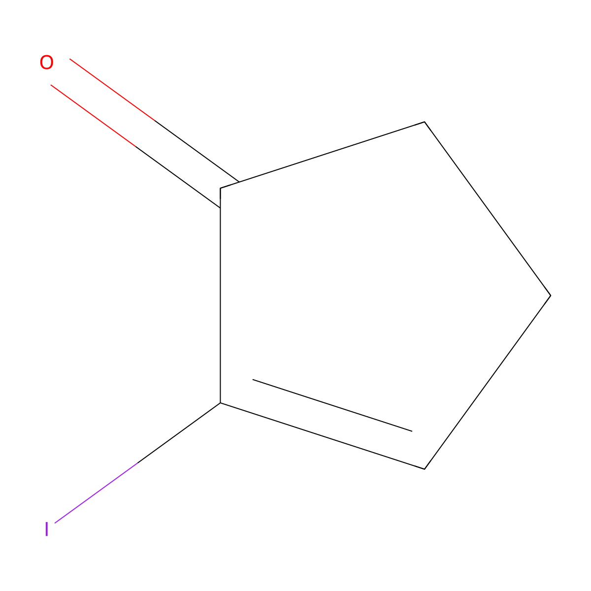 2-Iodo-cyclopent-2-enone molecular structure, CAS 33948-35-5