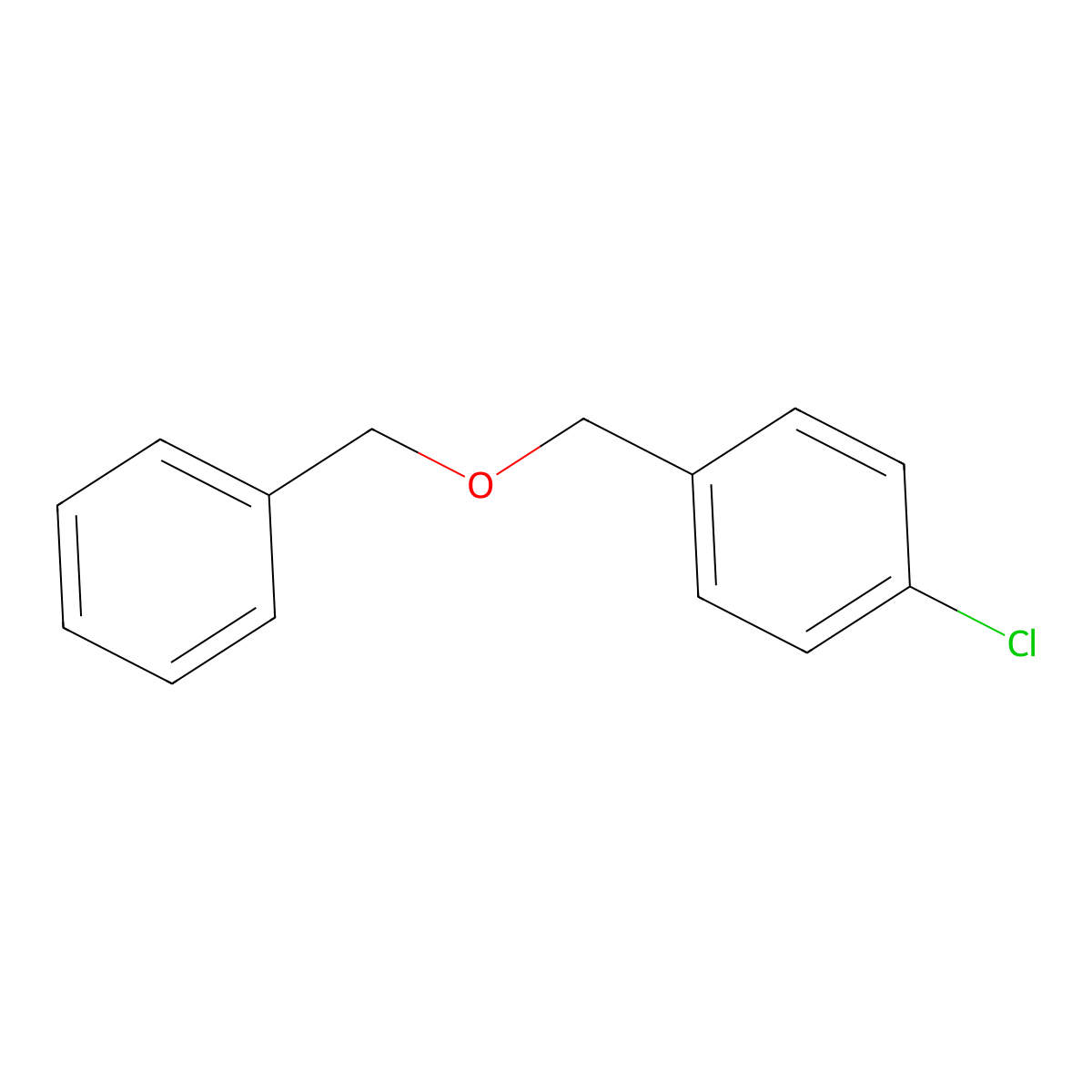 1-Chloro-4-[(phenylmethoxy)methyl]benzene molecular structure, CAS 3395-72-0