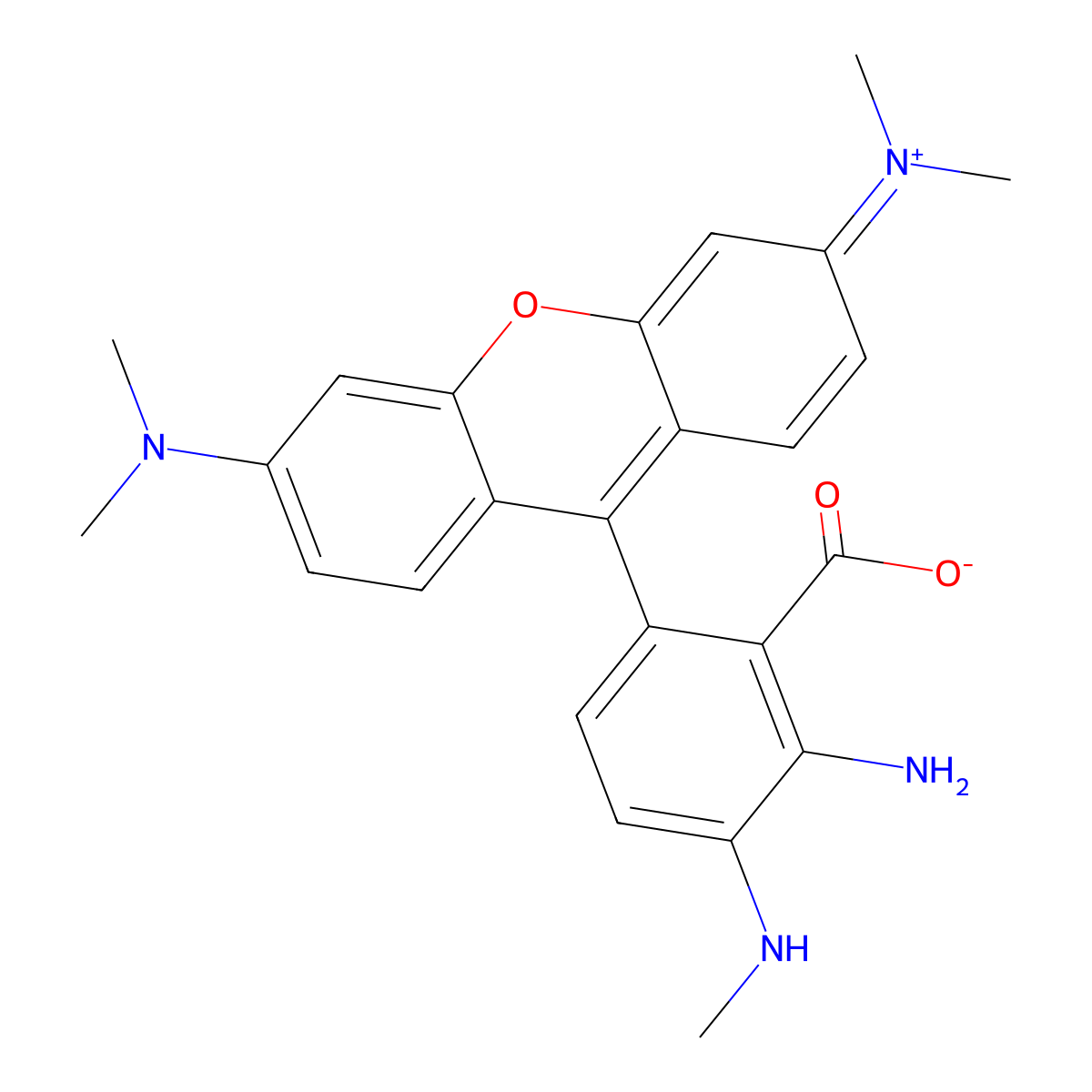 Diaminorhodamine-4M molecular structure, CAS 339527-79-6