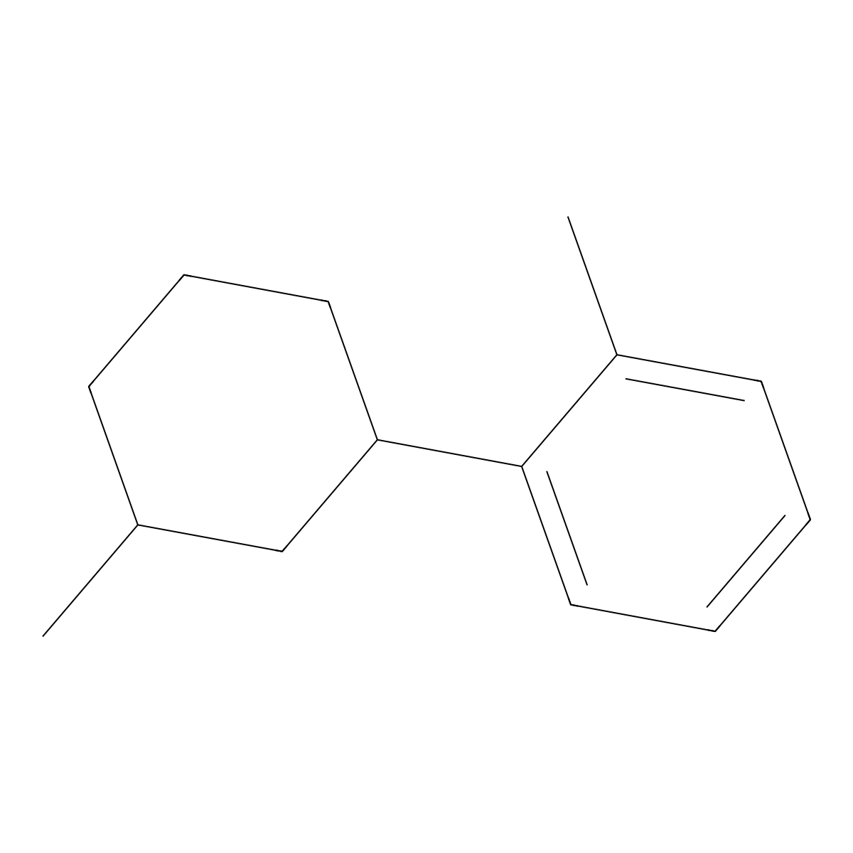 1-Methyl-2-(3-methylcyclohexyl) benzene molecular structure, CAS 339547-67-0