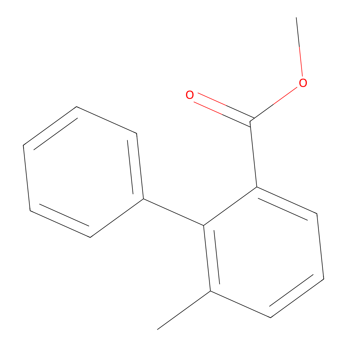 [1,1'-Biphenyl]-2-carboxylic acid, 6-methyl-, methyl ester molecular structure, CAS 339553-91-2