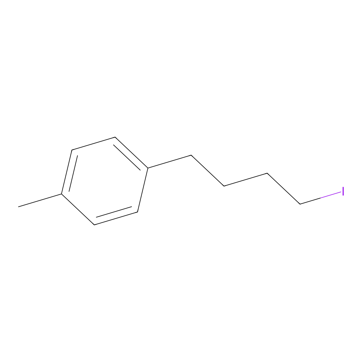 1-(4-Iodobutyl)-4-methylbenzene molecular structure, CAS 339570-60-4