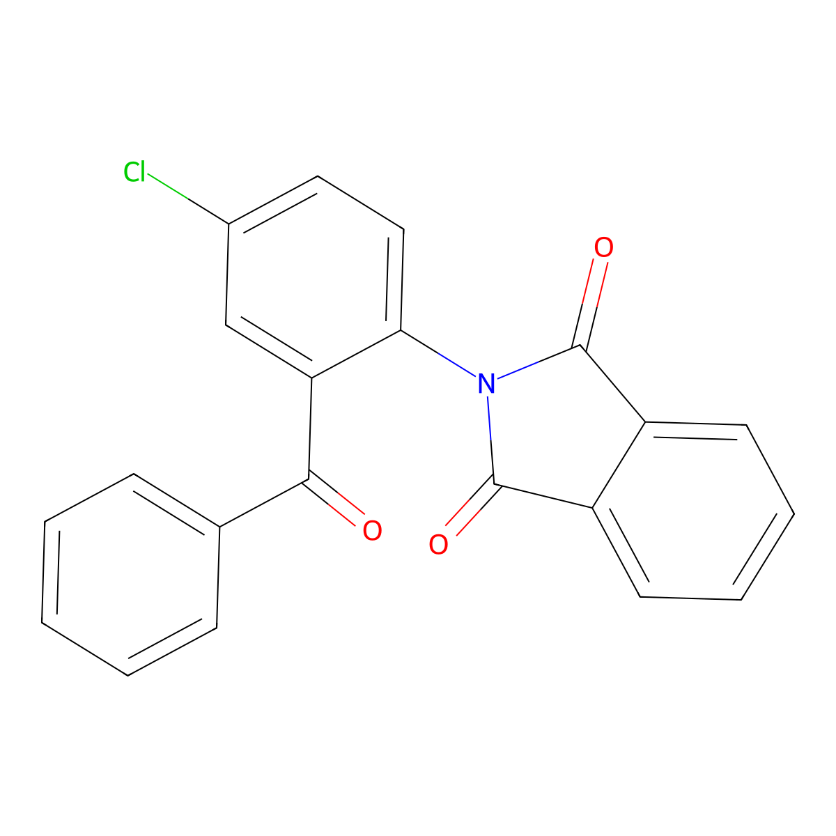 2-(2-Benzoyl-4-chlorophenyl)isoindole-1,3-dione molecular structure, CAS 339589-73-0