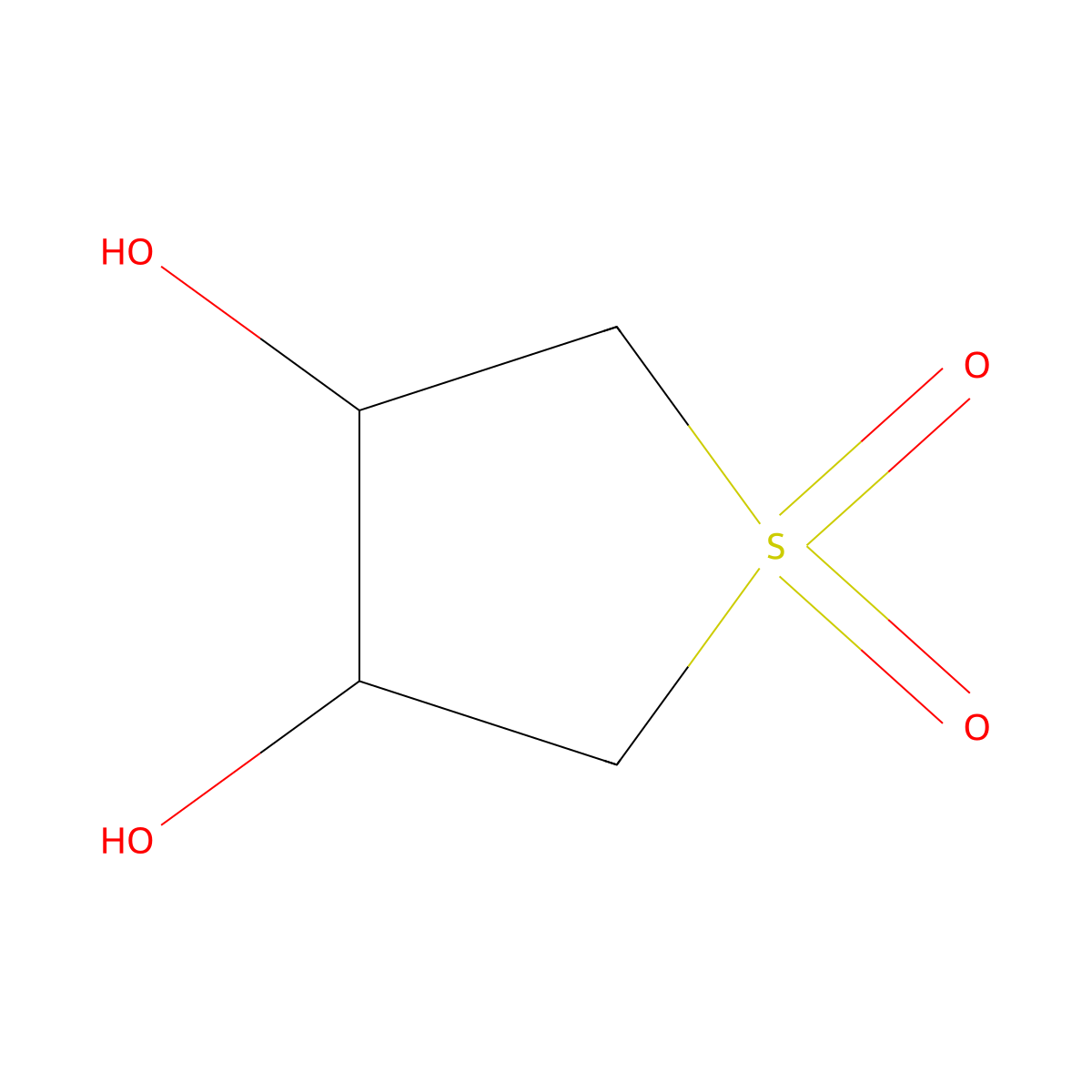 3,4-Dihydroxysulfolane molecular structure, CAS 33967-48-5