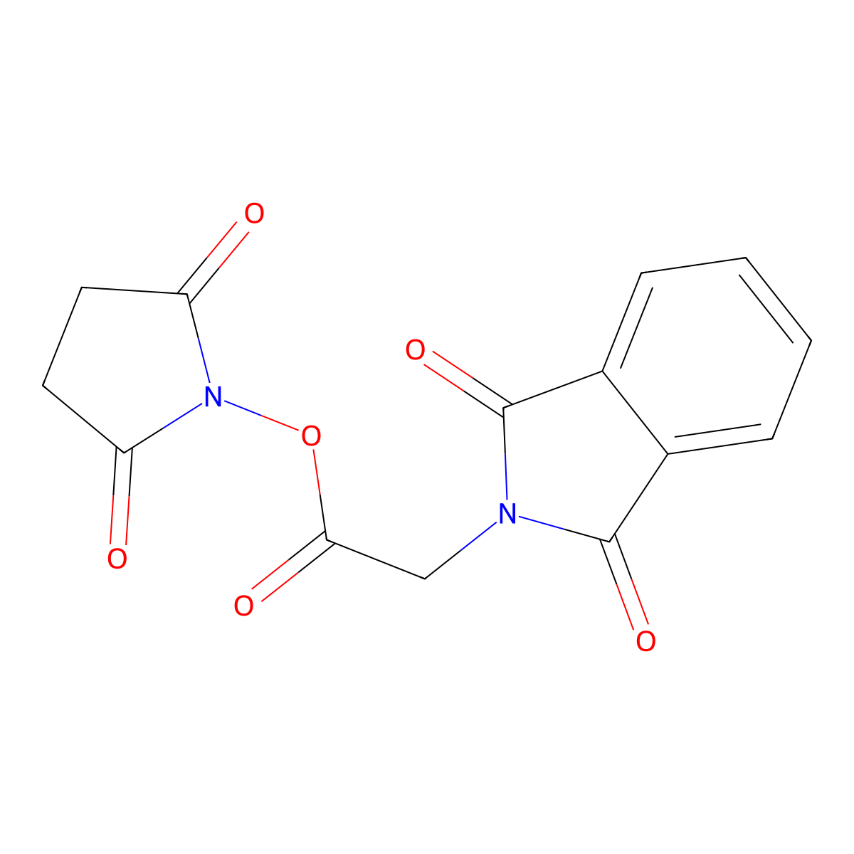 Pht-gly-osu molecular structure, CAS 3397-29-3