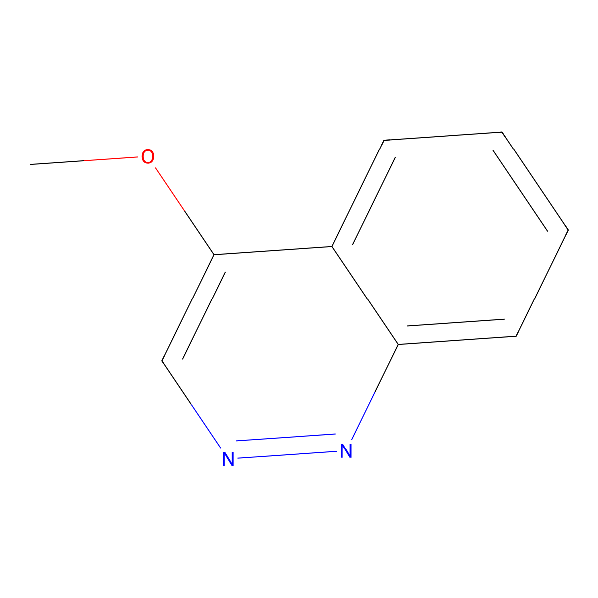 4-Cinnolinyl methyl ether molecular structure, CAS 3397-78-2