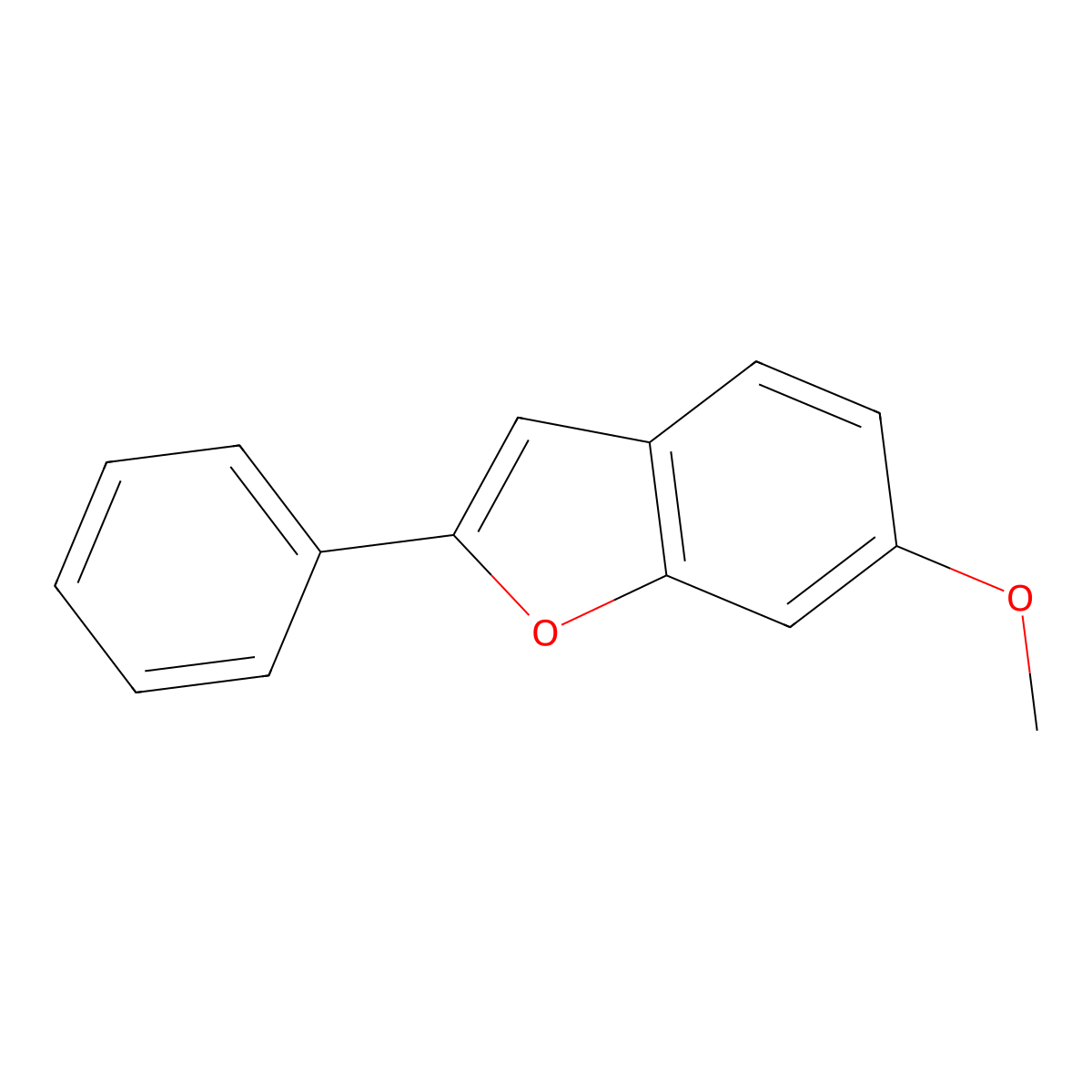 6-Methoxy-2-phenylbenzo[b]furan molecular structure, CAS 33973-14-7