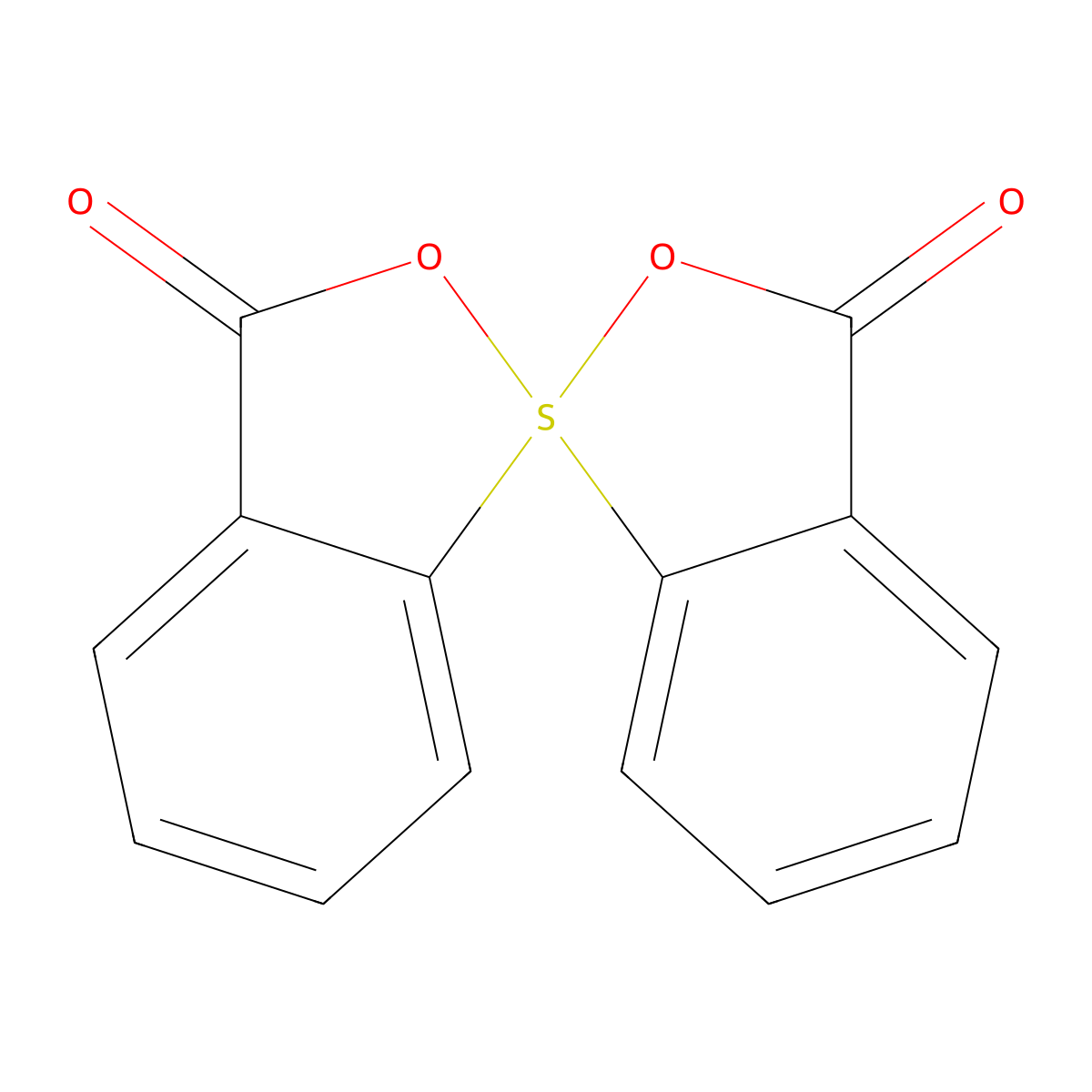 1,1'-Spirobi[2,1lambda4-benzoxathiole]-3,3'-dione molecular structure, CAS 33973-62-5