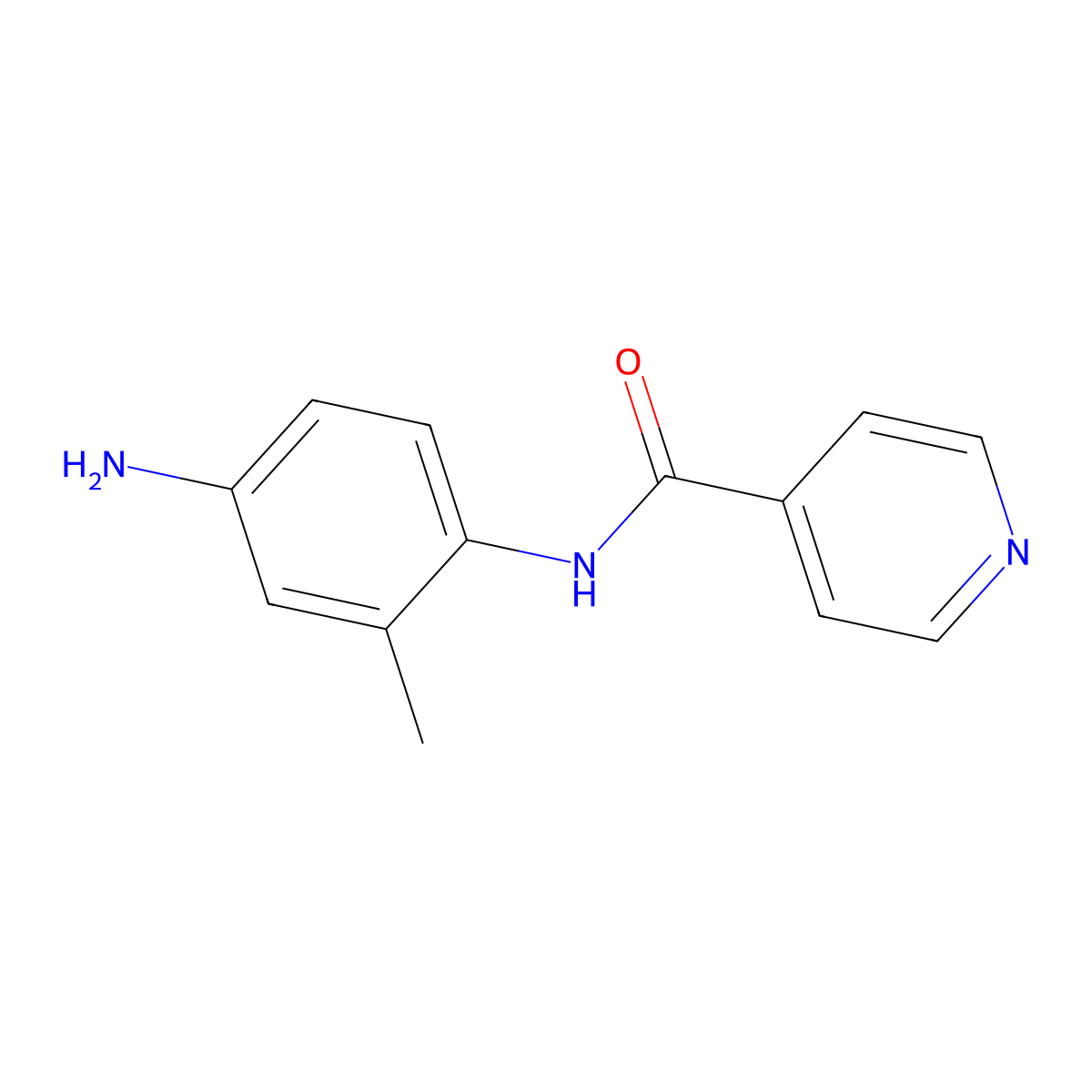 N-(4-Amino-2-methylphenyl)isonicotinamide molecular structure, CAS 33974-32-2