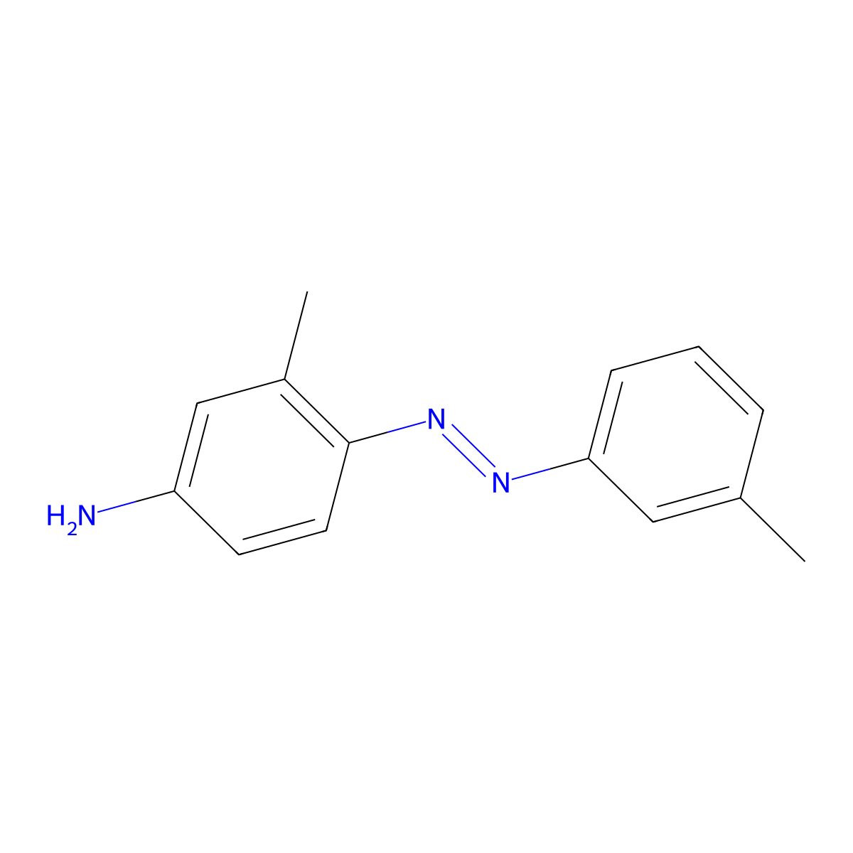 4-m-Tolylazo-m-toluidine molecular structure, CAS 3398-09-2