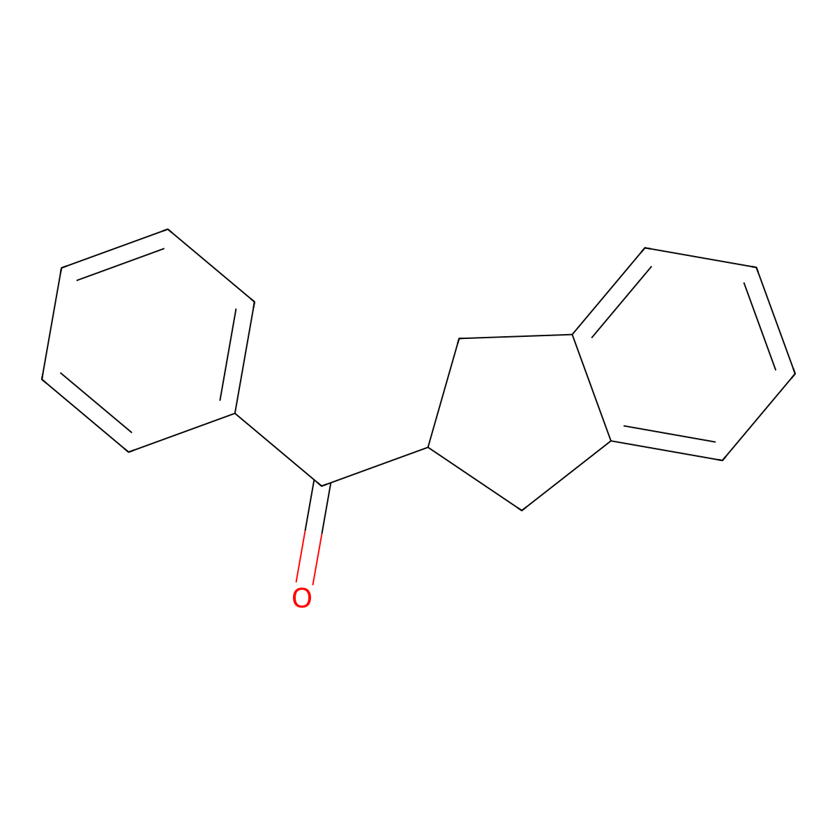 (2,3-Dihydro-1H-inden-2-yl)phenylmethanone molecular structure, CAS 33982-86-4