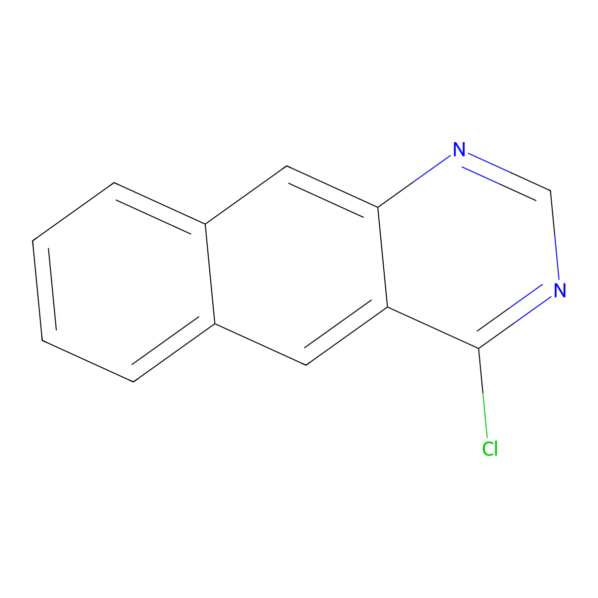 4-Chlorobenzo[g]quinazoline molecular structure, CAS 33987-02-9