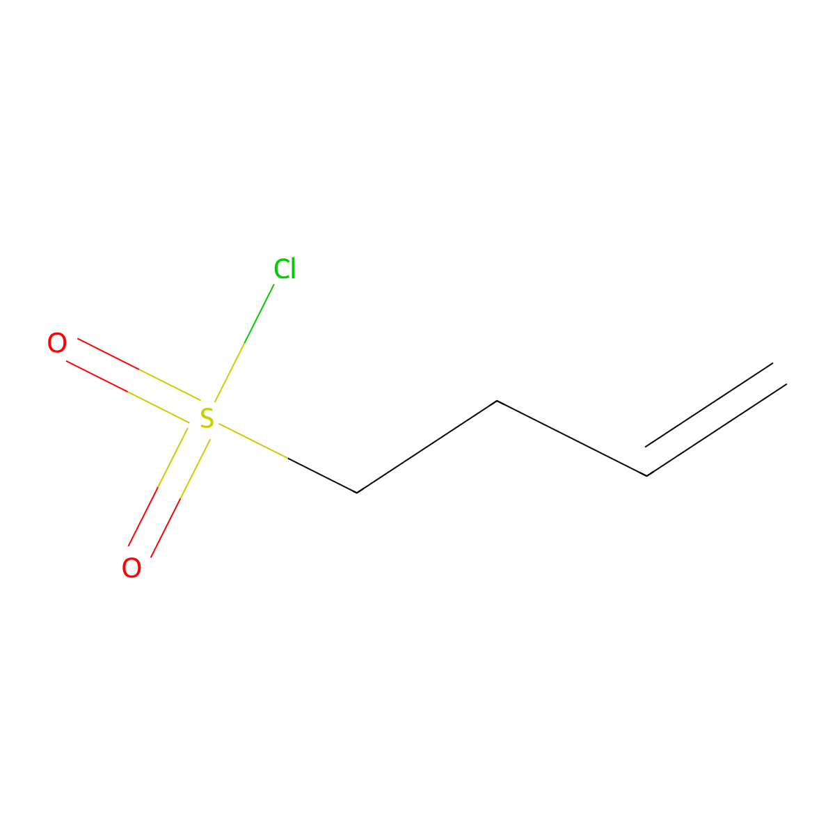 But-3-ene-1-sulfonyl chloride molecular structure, CAS 33994-36-4