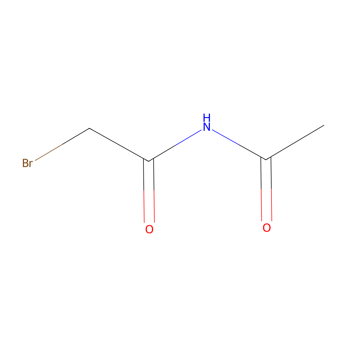 N-(2-bromoacetyl)acetamide molecular structure, CAS 34002-90-9