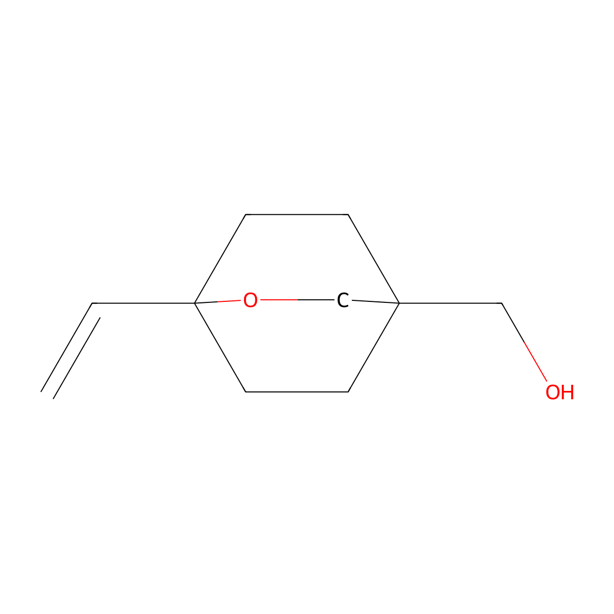 (1-Vinyl-2-oxabicyclo[2.2.2]octan-4-yl)methanol molecular structure, CAS 340023-03-2