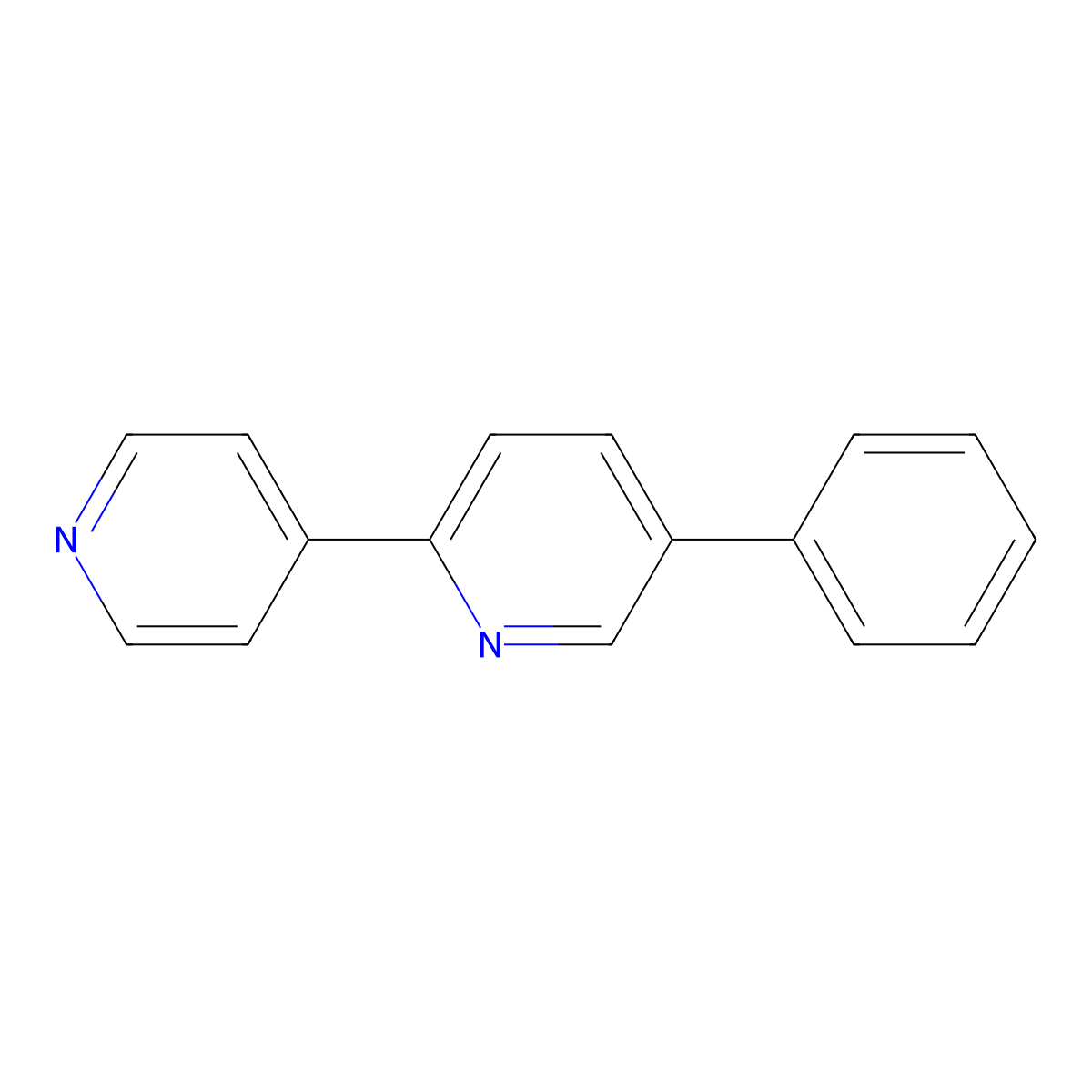 5-Phenyl-2,4'-bipyridine molecular structure, CAS 340026-72-4