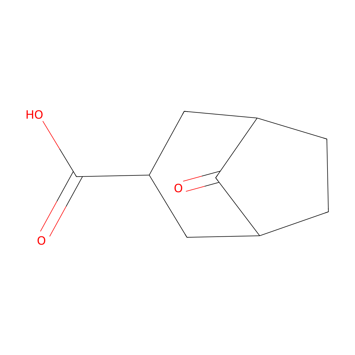 8-Oxobicyclo[3.2.1]octane-3-carboxylic acid molecular structure, CAS 340164-19-4