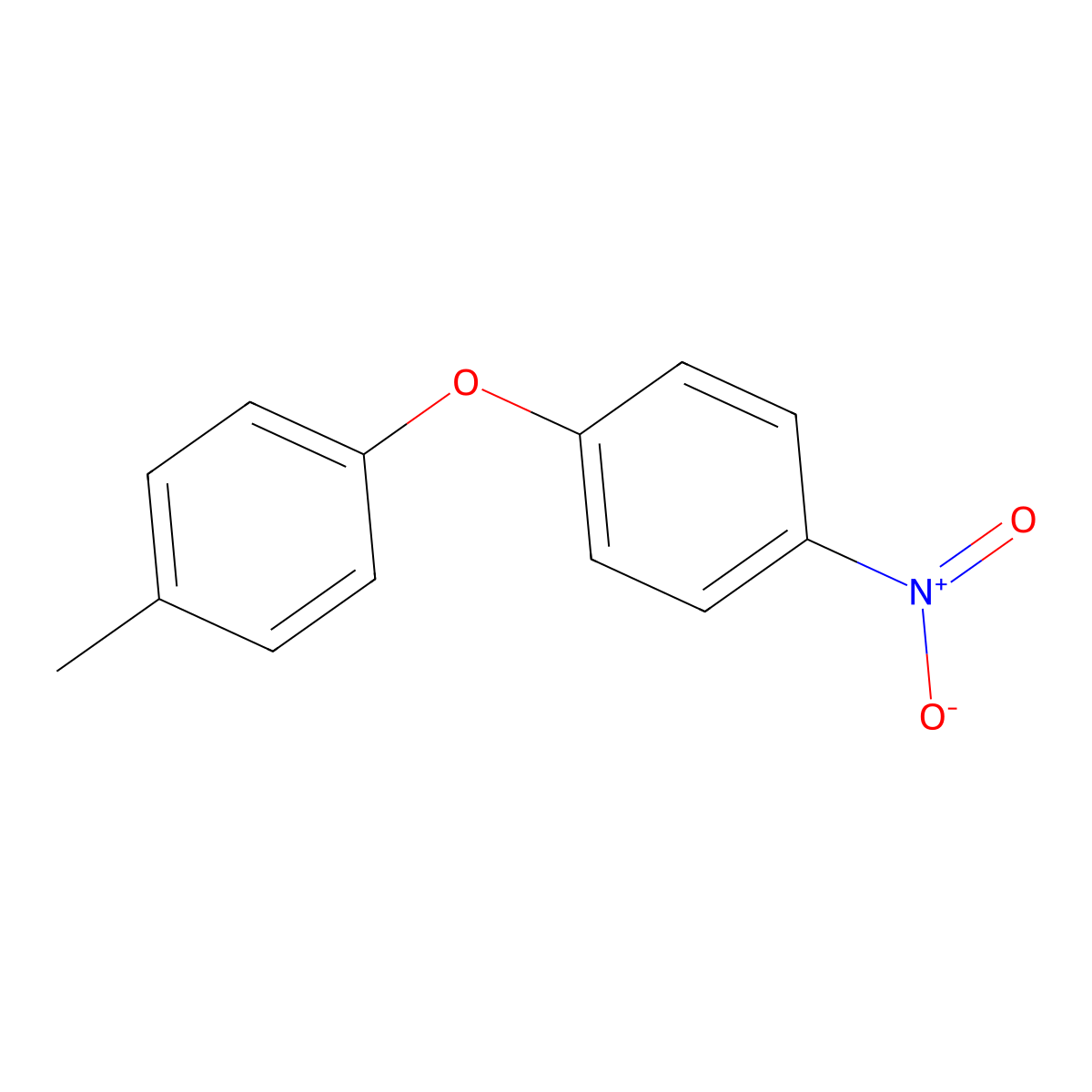 1-Methyl-4-(4-nitrophenoxy)benzene molecular structure, CAS 3402-74-2