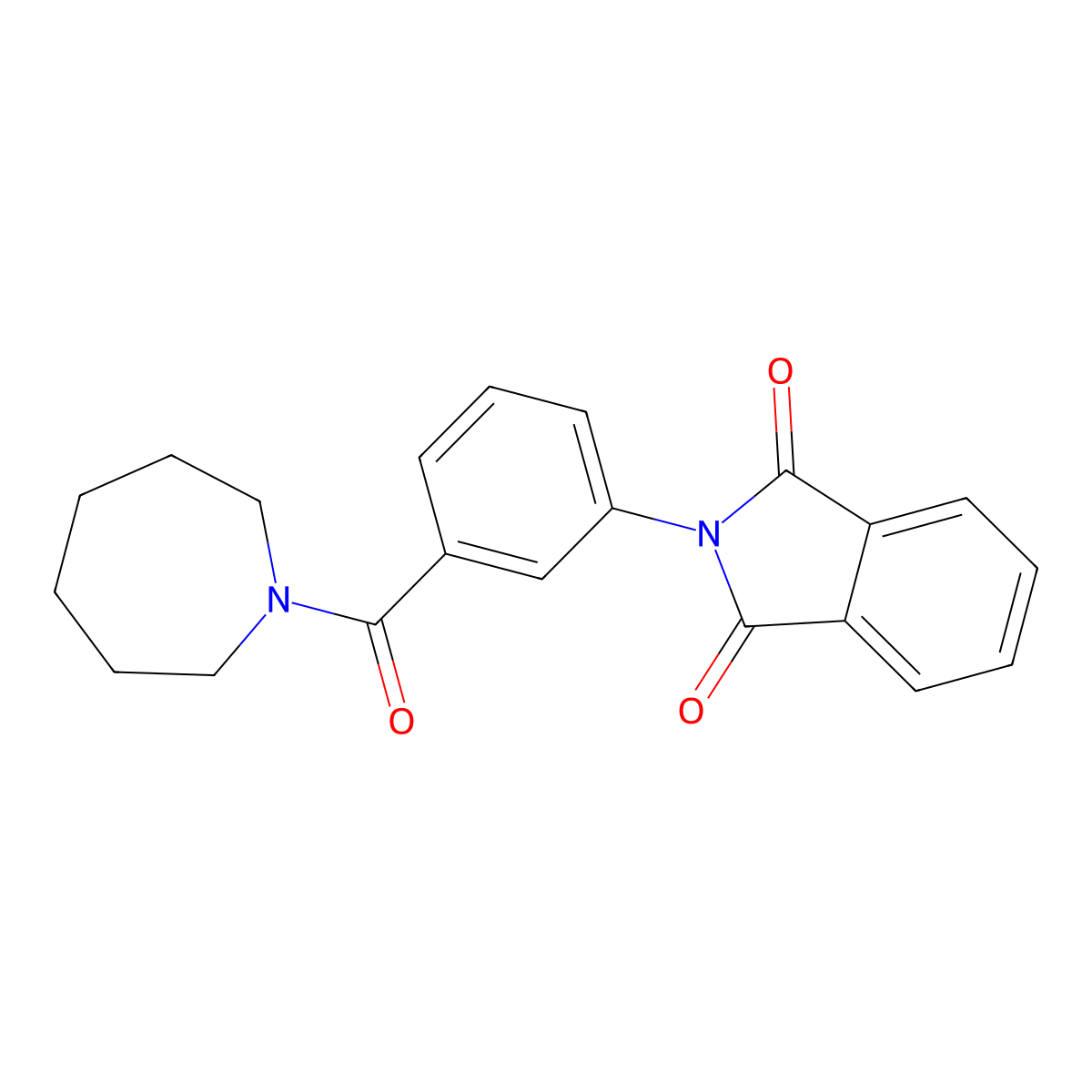 2-[3-(Azepane-1-carbonyl)phenyl]isoindole-1,3-dione molecular structure, CAS 340203-85-2