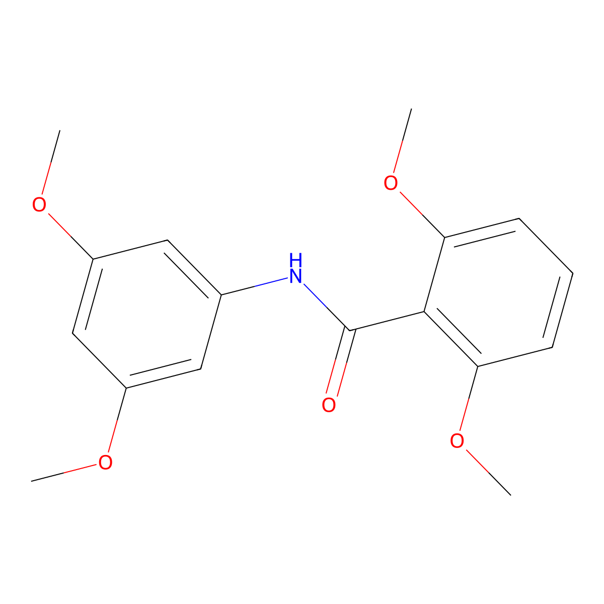 N-(3,5-dimethoxyphenyl)-2,6-dimethoxybenzamide molecular structure, CAS 340219-93-4
