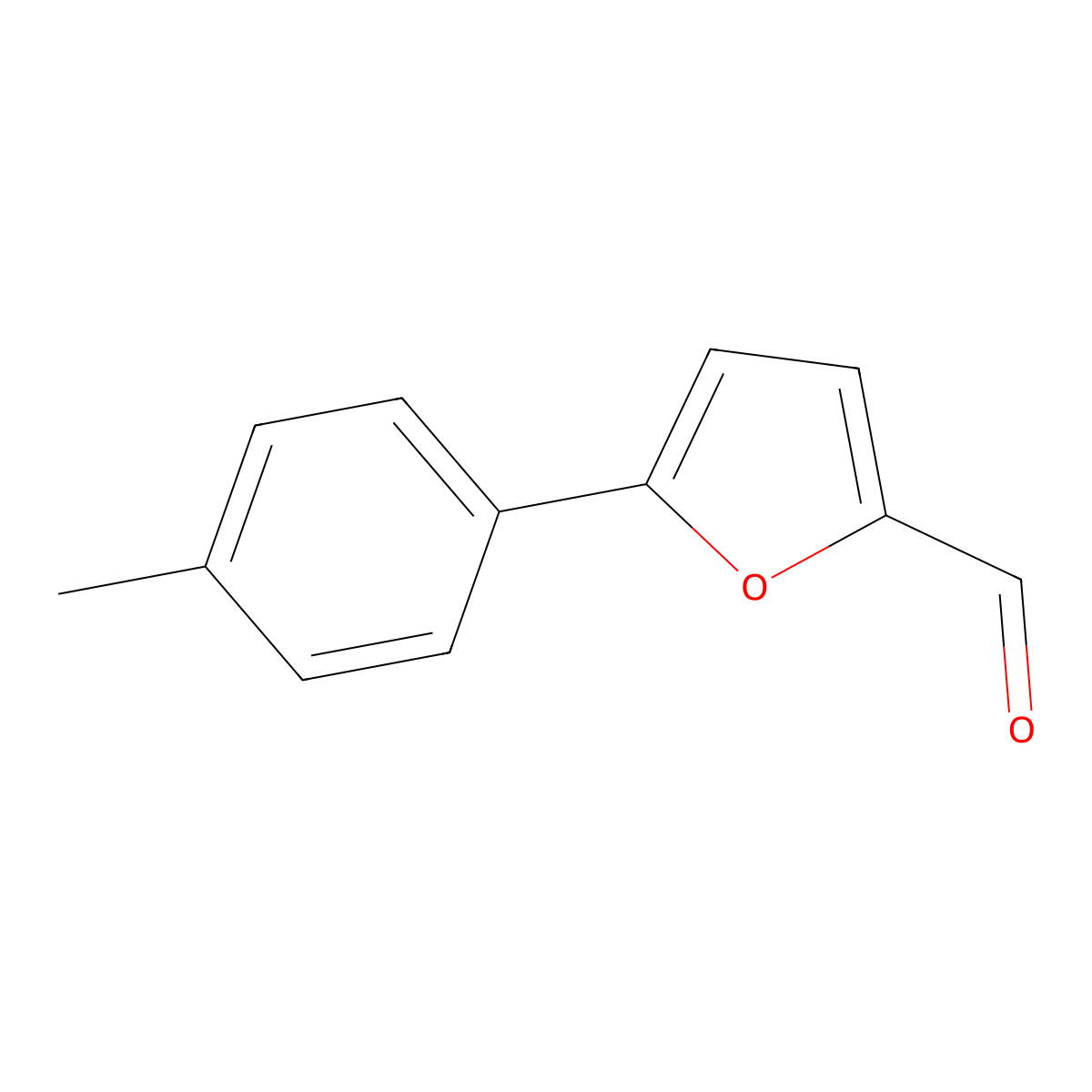 5-(4-Methylphenyl)-2-furaldehyde molecular structure, CAS 34035-05-7