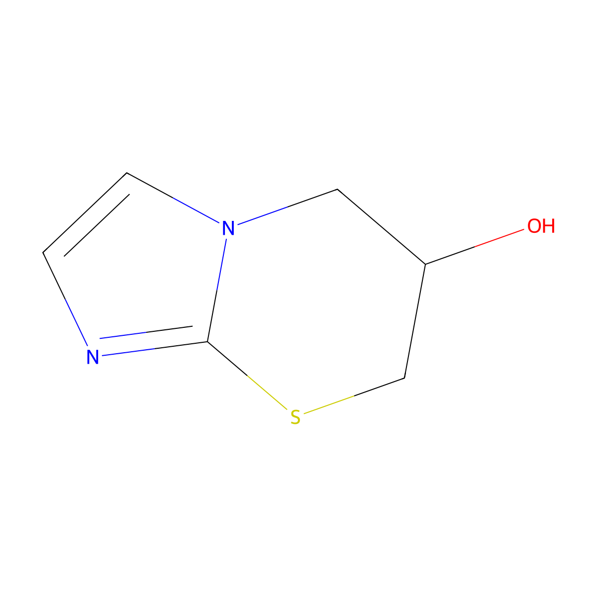 6,7-dihydro-5H-imidazo[2,1-b][1,3]thiazin-6-ol molecular structure, CAS 34035-41-1