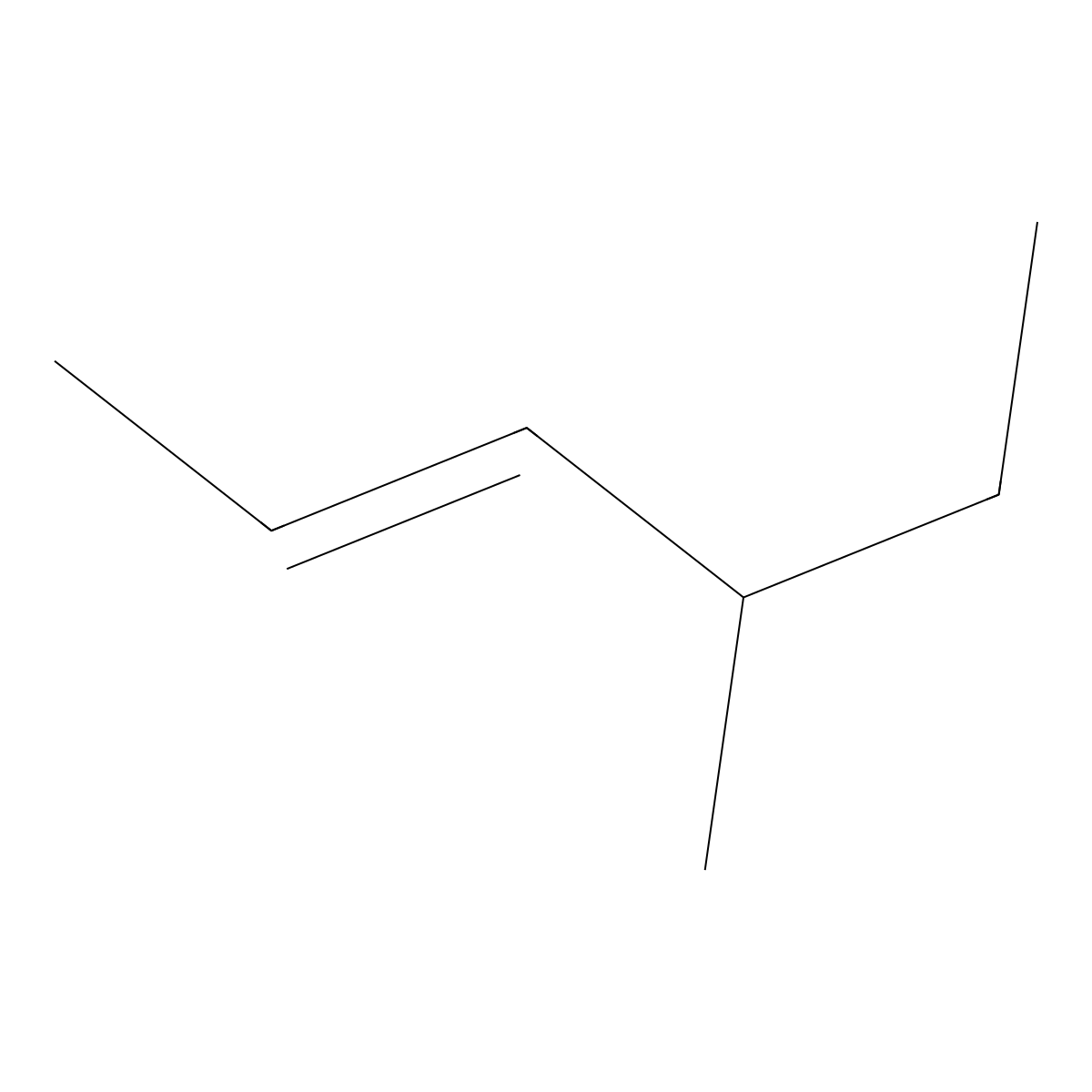 4-Methylhex-2-ene molecular structure, CAS 3404-55-5