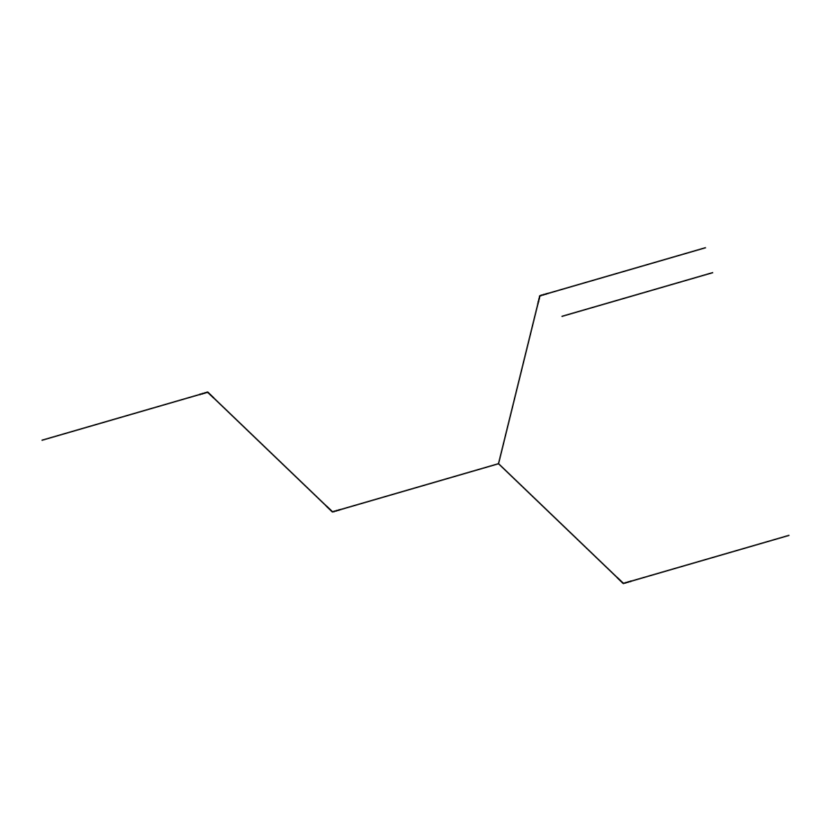 3-Ethyl-1-hexene molecular structure, CAS 3404-58-8