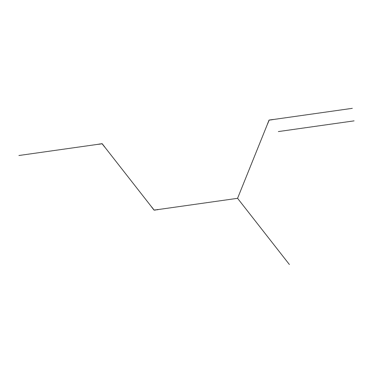 3-Methyl-1-hexene molecular structure, CAS 3404-61-3
