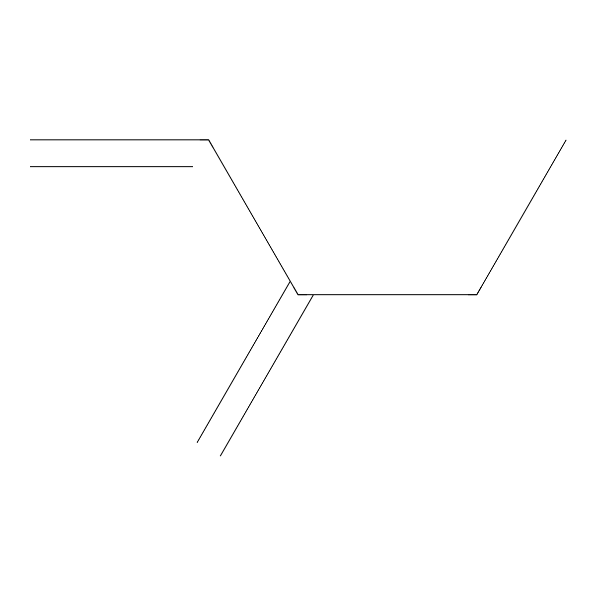 3-Methylene-1-pentene molecular structure, CAS 3404-63-5